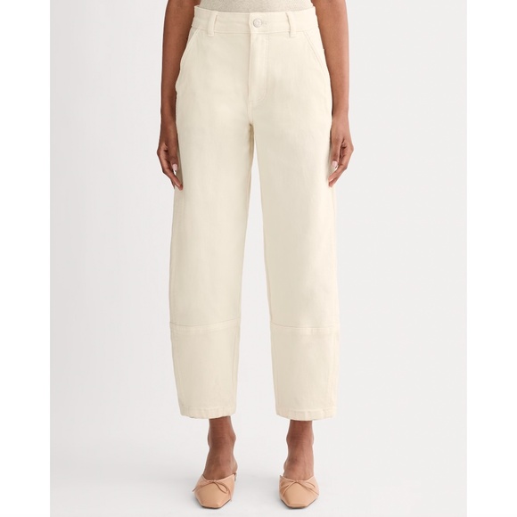 EVERLANE The Utility Barrel Pant white - 6